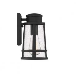 Dunham 1-Light Black Outdoor Wall Lantern Sconce by Quoizel 16 Dunham 1-Light Black Outdoor Wall Lantern Sconce by Quoizel -Quoizel Sales earth black quoizel outdoor sconces dnm8406ek 1f 1000