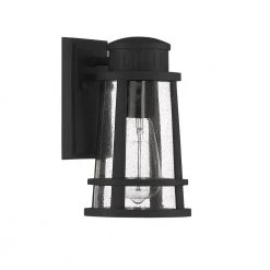 Dunham 1-Light Black Outdoor Wall Lantern Sconce by Quoizel 14 Dunham 1-Light Black Outdoor Wall Lantern Sconce by Quoizel -Quoizel Sales earth black quoizel outdoor sconces dnm8406ek c3 1000