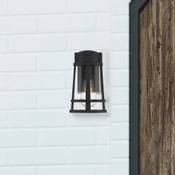 Dunham 1-Light Black Outdoor Wall Lantern Sconce by Quoizel 11 Dunham 1-Light Black Outdoor Wall Lantern Sconce by Quoizel -Quoizel Sales earth black quoizel outdoor sconces dnm8406ek e1 1000
