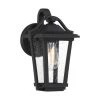 Darius 1-Light Black Outdoor Wall Lantern Sconce by Quoizel -Quoizel Sales earth black quoizel outdoor sconces drs8407ek 64 1000
