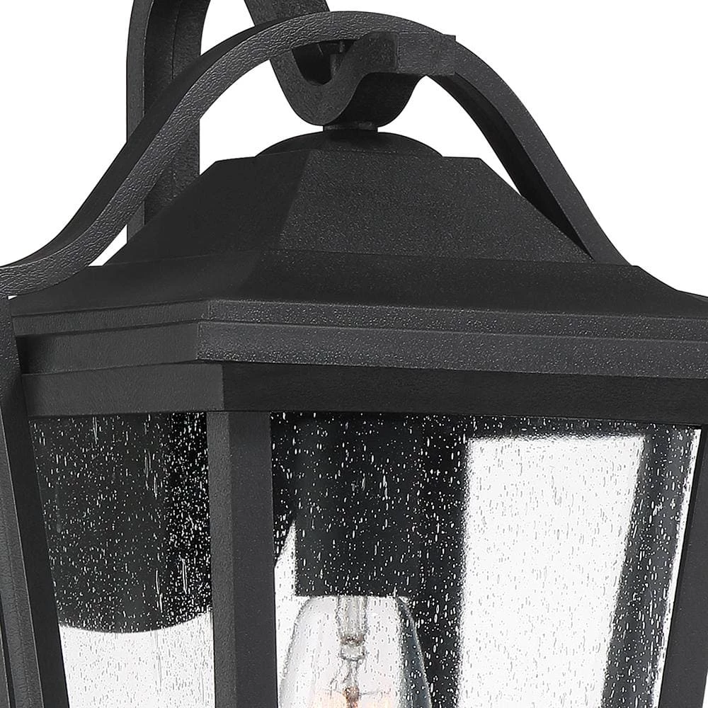 Darius 1-Light Black Outdoor Wall Lantern Sconce by Quoizel 5 Darius 1-Light Black Outdoor Wall Lantern Sconce by Quoizel - Image 3