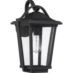 Darius 1-Light Black Outdoor Wall Lantern Sconce by Quoizel 14 Darius 1-Light Black Outdoor Wall Lantern Sconce by Quoizel -Quoizel Sales earth black quoizel outdoor sconces drs8411ek c3 1000