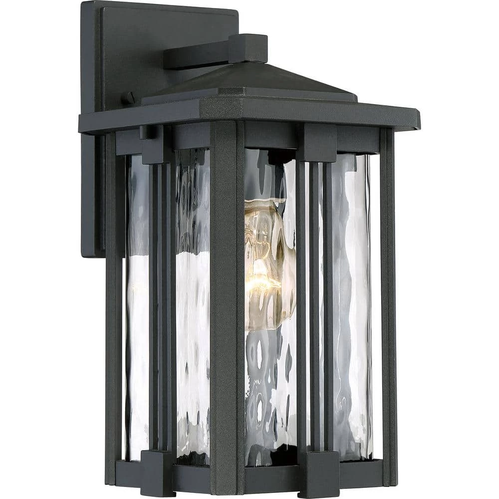 Everglade 1-Light Black Outdoor Wall Lantern Sconce by Quoizel 3 Everglade 1-Light Black Outdoor Wall Lantern Sconce by Quoizel