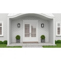 Infinger 9 in. 1-Light Earth Black Outdoor Wall Lantern Sconce with Clear Seeded Glass by Quoizel 11 Infinger 9 in. 1-Light Earth Black Outdoor Wall Lantern Sconce with Clear Seeded Glass by Quoizel -Quoizel Sales earth black quoizel outdoor sconces inf8409ek e1 1000