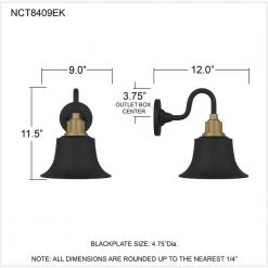 Nocturne 9 in. 1-Light Earth Black Outdoor Wall Lantern Sconce by Quoizel 25 Nocturne 9 in. 1-Light Earth Black Outdoor Wall Lantern Sconce by Quoizel -Quoizel Sales earth black quoizel outdoor sconces nct8409ek fa 1000