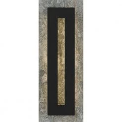 Tate 8 in. Earth Black LED Outdoor Wall Lantern Sconce by Quoizel -Quoizel Sales earth black quoizel outdoor sconces tte8408ek 4f 1000