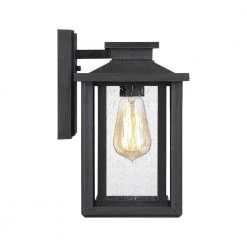Wakefield 1-Light Earth Black Outdoor Wall Lantern Sconce by Quoizel 13 Wakefield 1-Light Earth Black Outdoor Wall Lantern Sconce by Quoizel -Quoizel Sales earth black quoizel outdoor sconces wkf8407ek 1f 1000