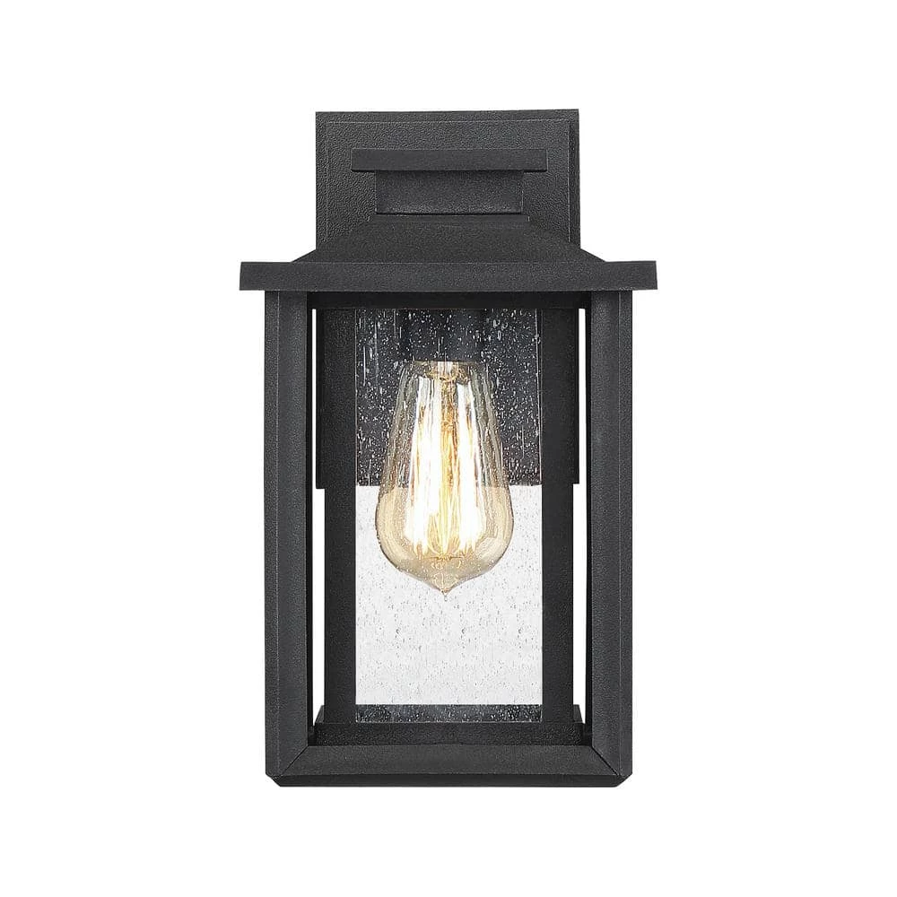 Wakefield 1-Light Earth Black Outdoor Wall Lantern Sconce by Quoizel 7 Wakefield 1-Light Earth Black Outdoor Wall Lantern Sconce by Quoizel - Image 5