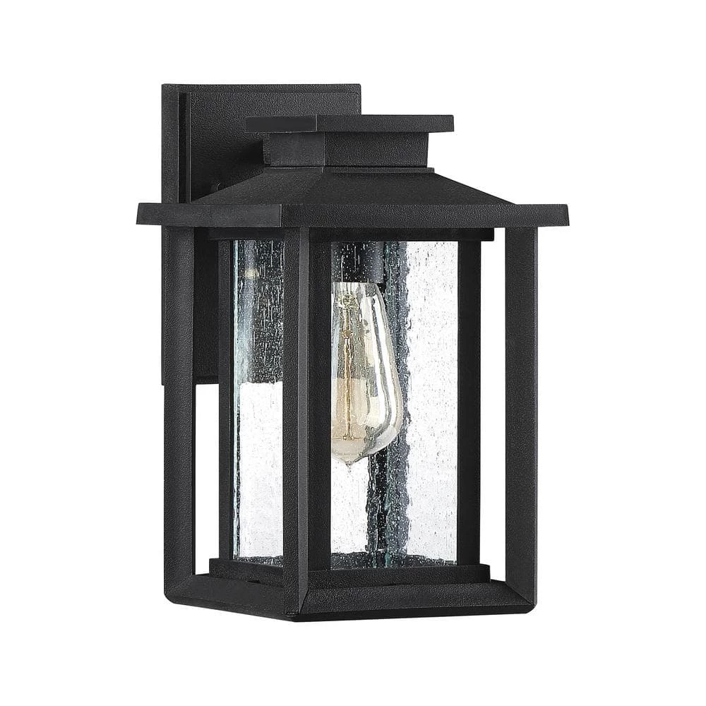 Wakefield 1-Light Earth Black Outdoor Wall Lantern Sconce by Quoizel 6 Wakefield 1-Light Earth Black Outdoor Wall Lantern Sconce by Quoizel - Image 4