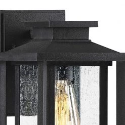 Wakefield 1-Light Earth Black Outdoor Wall Lantern Sconce by Quoizel 9 Wakefield 1-Light Earth Black Outdoor Wall Lantern Sconce by Quoizel -Quoizel Sales earth black quoizel outdoor sconces wkf8407ek e1 1000