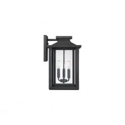 Wakefield 1-Light Earth Black Outdoor Wall Lantern Sconce by Quoizel -Quoizel Sales earth black quoizel outdoor sconces wkf8411ek 1f 1000