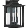Wakefield 1-Light Earth Black Outdoor Wall Lantern Sconce by Quoizel