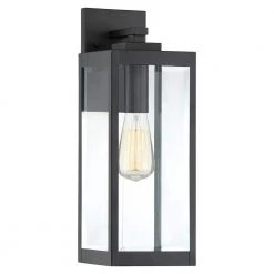 Westover 1-Light Earth Black Outdoor Wall Lantern Sconce by Quoizel