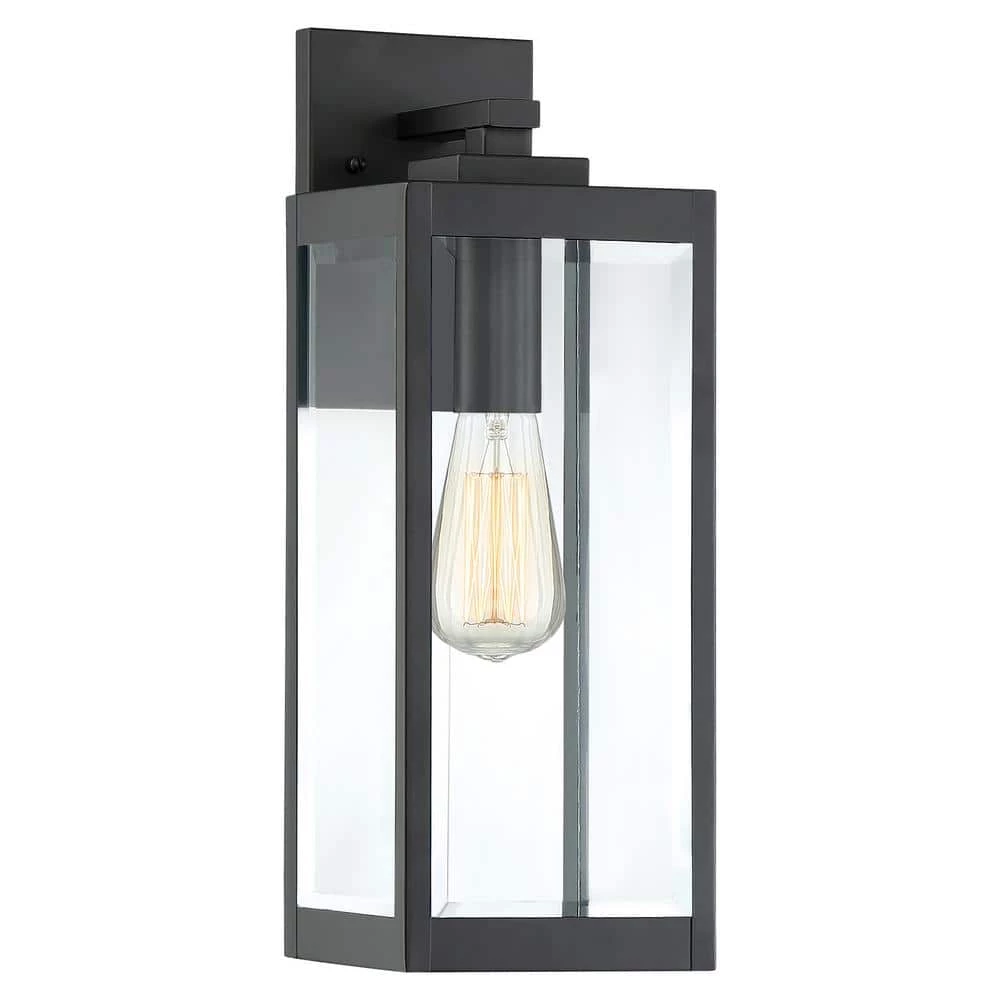 Westover 1-Light Earth Black Outdoor Wall Lantern Sconce by Quoizel 3 Westover 1-Light Earth Black Outdoor Wall Lantern Sconce by Quoizel