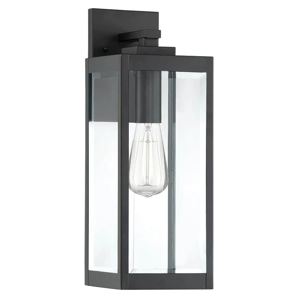 Westover 1-Light Earth Black Outdoor Wall Lantern Sconce by Quoizel 7 Westover 1-Light Earth Black Outdoor Wall Lantern Sconce by Quoizel - Image 5