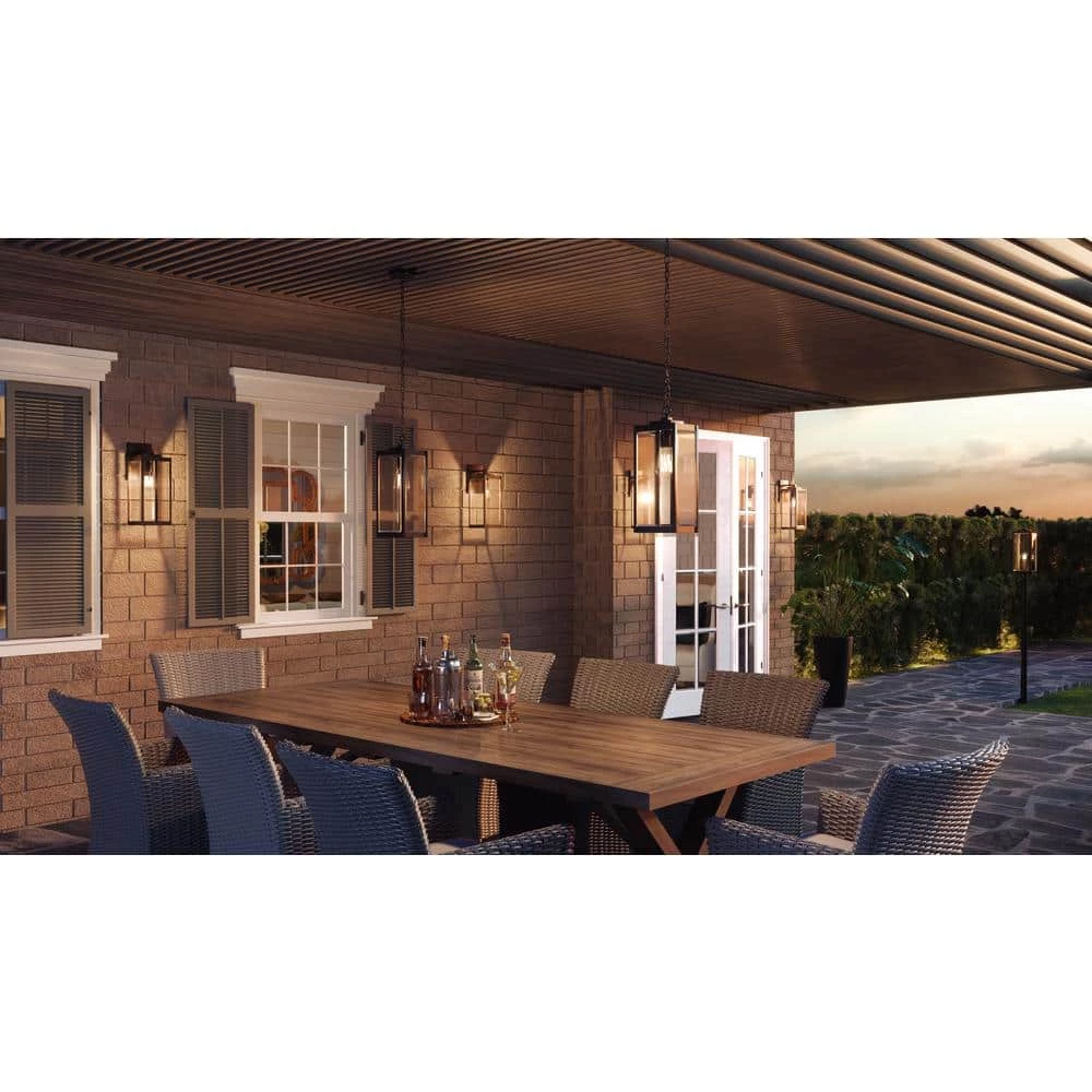 Westover 1-Light Earth Black Outdoor Wall Lantern Sconce by Quoizel 4 Westover 1-Light Earth Black Outdoor Wall Lantern Sconce by Quoizel - Image 2