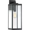 Westover 1-Light Earth Black Outdoor Wall Lantern Sconce by Quoizel
