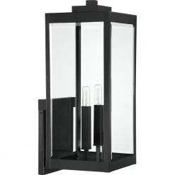 Westover 2-Light Earth Black Outdoor Wall Lantern Sconce by Quoizel 14 Westover 2-Light Earth Black Outdoor Wall Lantern Sconce by Quoizel -Quoizel Sales earth black quoizel outdoor sconces wvr8409ek 1f 1000