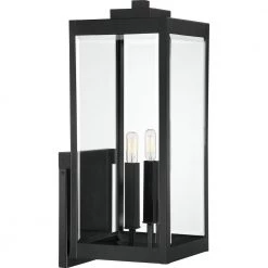 Westover 2-Light Earth Black Outdoor Wall Lantern Sconce by Quoizel