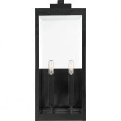 Westover 2-Light Earth Black Outdoor Wall Lantern Sconce by Quoizel 12 Westover 2-Light Earth Black Outdoor Wall Lantern Sconce by Quoizel -Quoizel Sales earth black quoizel outdoor sconces wvr8409ek c3 1000