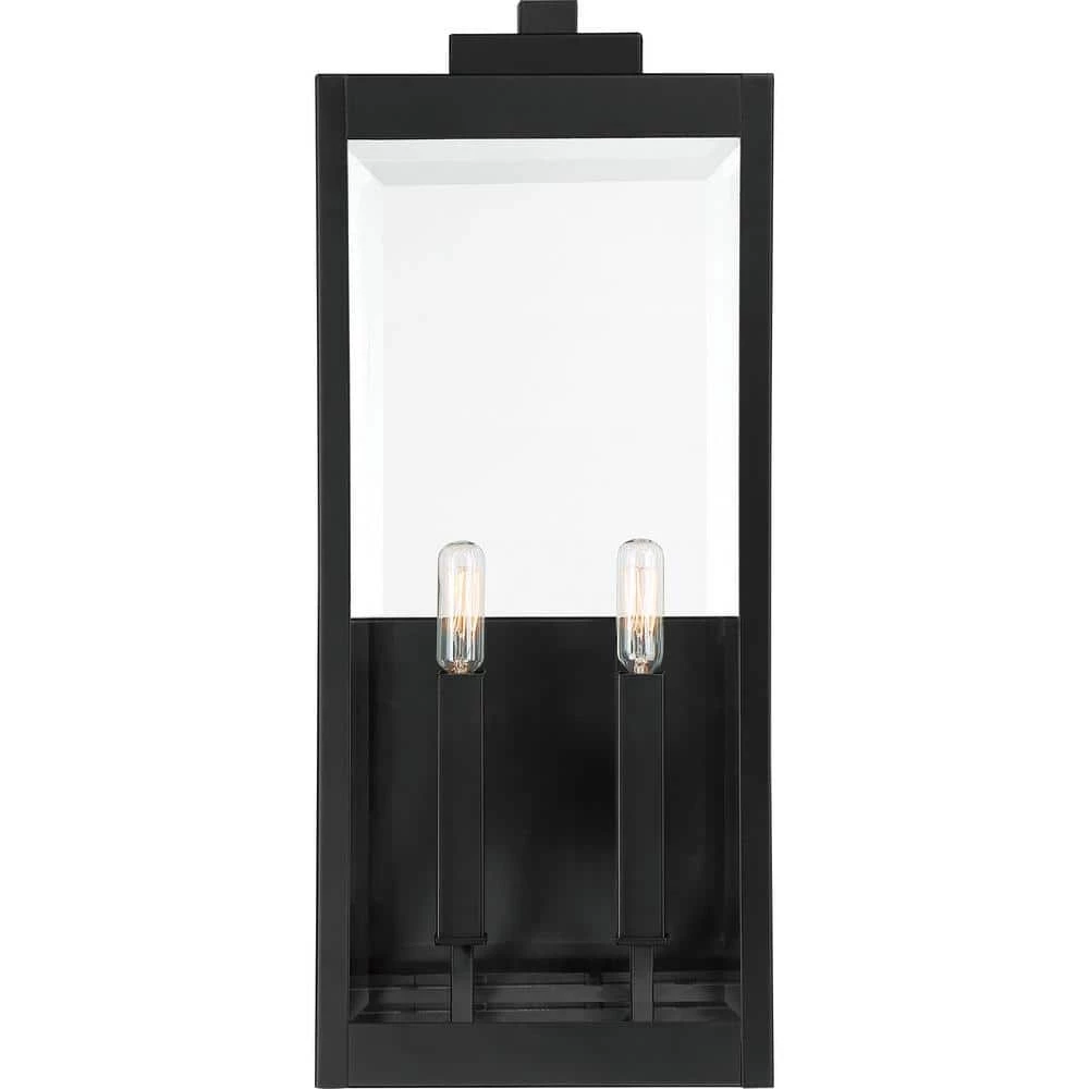 Westover 2-Light Earth Black Outdoor Wall Lantern Sconce by Quoizel 6 Westover 2-Light Earth Black Outdoor Wall Lantern Sconce by Quoizel - Image 4