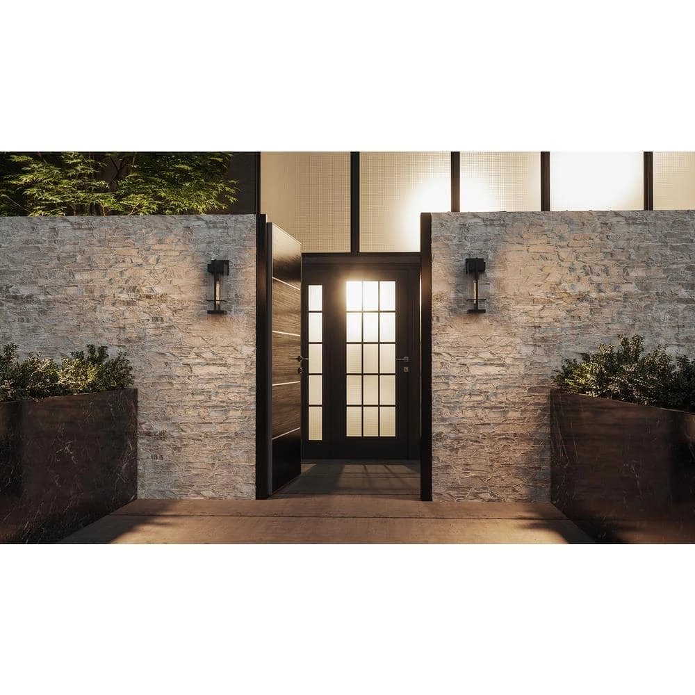 Wynn 1-Light Earth Black Outdoor Wall Lantern Sconce by Quoizel 10 Wynn 1-Light Earth Black Outdoor Wall Lantern Sconce by Quoizel - Image 8