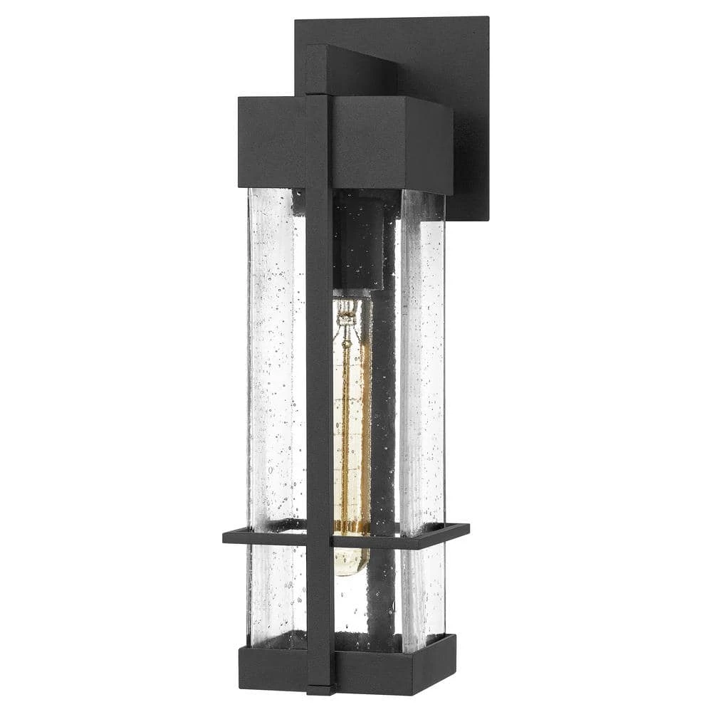Wynn 1-Light Earth Black Outdoor Wall Lantern Sconce by Quoizel 3 Wynn 1-Light Earth Black Outdoor Wall Lantern Sconce by Quoizel
