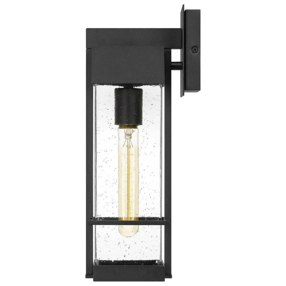 Wynn 1-Light Earth Black Outdoor Wall Lantern Sconce by Quoizel 6 Wynn 1-Light Earth Black Outdoor Wall Lantern Sconce by Quoizel - Image 4