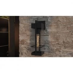 Wynn 1-Light Earth Black Outdoor Wall Lantern Sconce by Quoizel 11 Wynn 1-Light Earth Black Outdoor Wall Lantern Sconce by Quoizel -Quoizel Sales earth black quoizel outdoor sconces wyn8405ek e1 1000