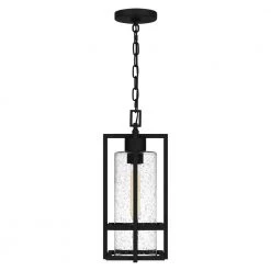 Damien 1-Light Earth Black Mini Pendant by Quoizel -Quoizel Sales earth black quoizel pendant lights dmn1507ek 4f 1000