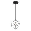 Holograph 1-Light Earth Black Mini Pendant by Quoizel -Quoizel Sales earth black quoizel pendant lights hlg1508ek 64 1000