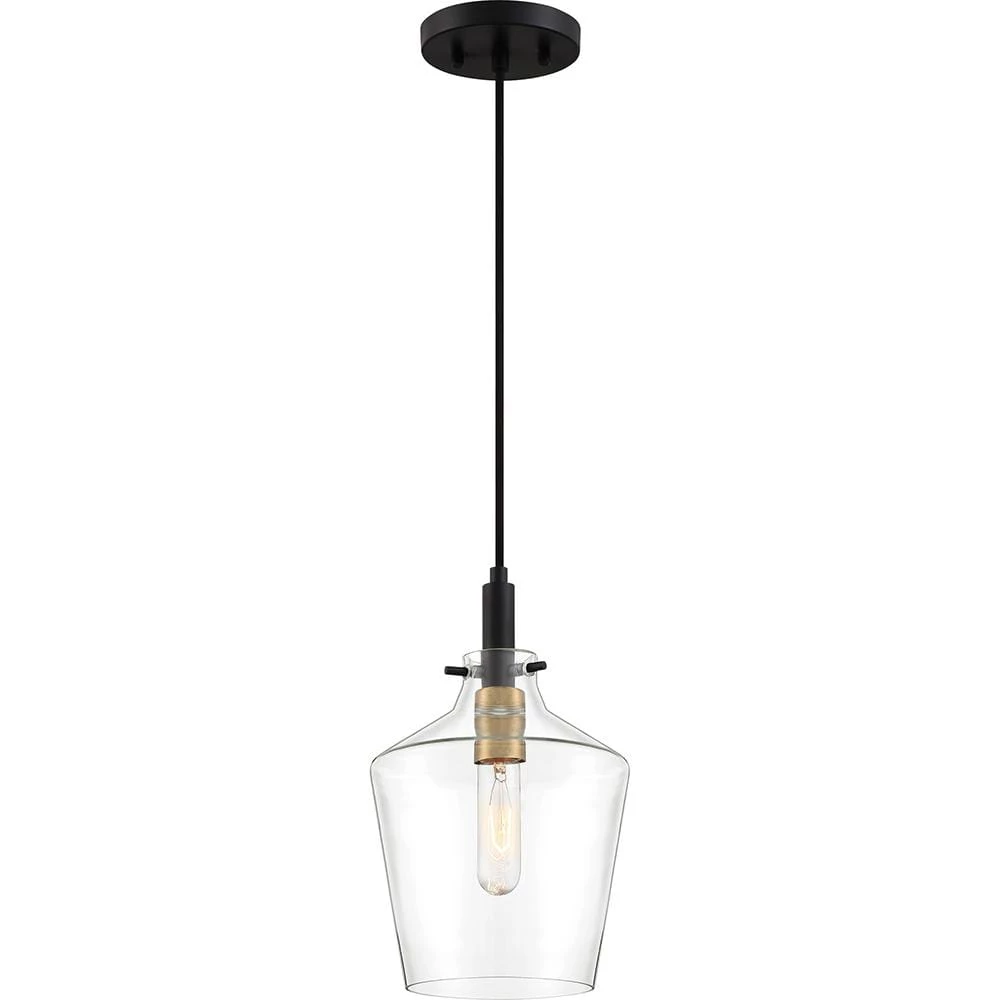 June 1-Light Earth Black Mini Pendant by Quoizel 3 June 1-Light Earth Black Mini Pendant by Quoizel