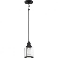 Ludlow 1-Light Earth Black Mini Pendant by Quoizel 8 Ludlow 1-Light Earth Black Mini Pendant by Quoizel -Quoizel Sales earth black quoizel pendant lights lud1505ek c3 1000