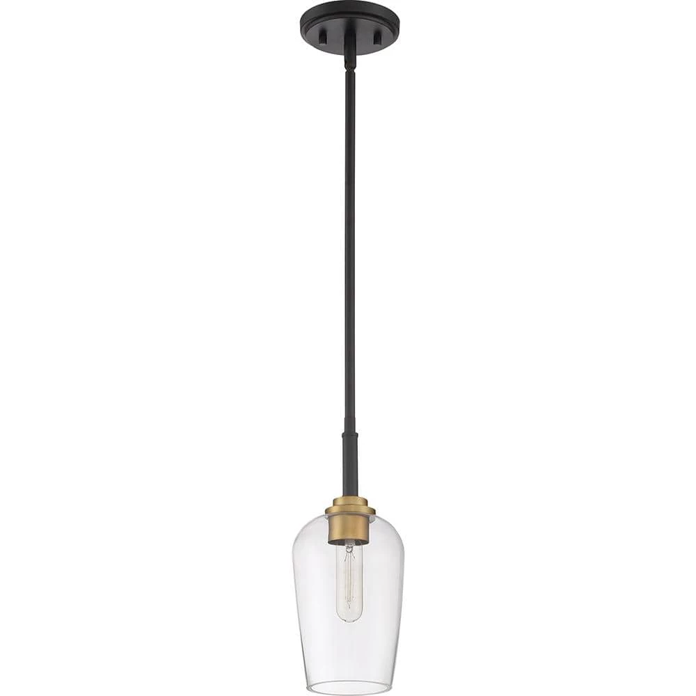 Sagamore 1-Light Earth Black Mini Pendant by Quoizel 5 Sagamore 1-Light Earth Black Mini Pendant by Quoizel - Image 3