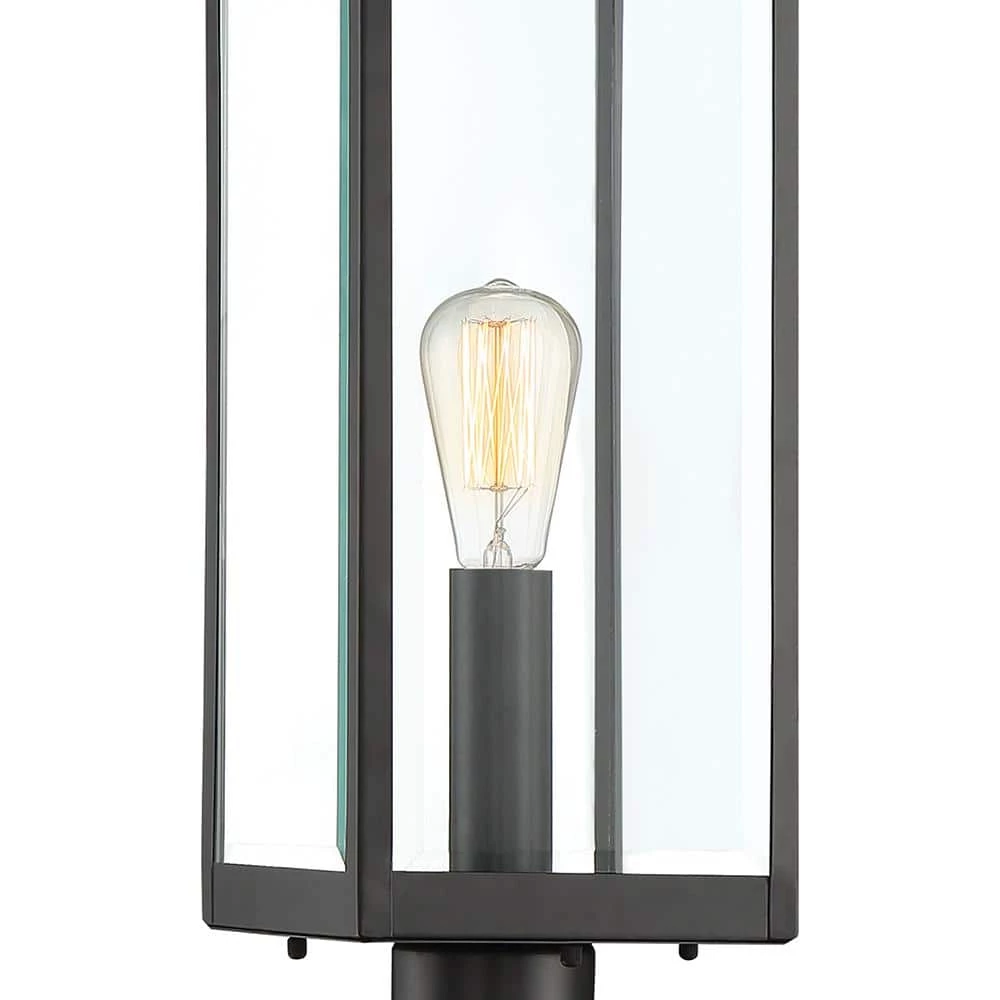 Westover 1-Light Earth Black Outdoor Post Lantern by Quoizel 5 Westover 1-Light Earth Black Outdoor Post Lantern by Quoizel - Image 3