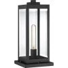 Westover 1-Light Earth Black Outdoor Post Lantern by Quoizel -Quoizel Sales earth black quoizel post light sets wvr9106ek 64 1000