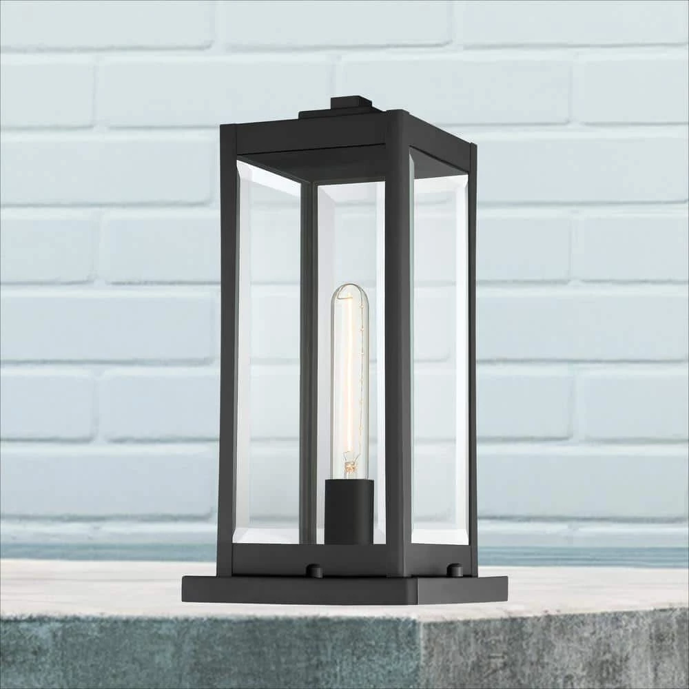 Westover 1-Light Earth Black Outdoor Post Lantern by Quoizel 10 Westover 1-Light Earth Black Outdoor Post Lantern by Quoizel - Image 8
