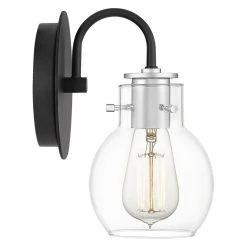 Andrews 1-Light Earth Black Sconce by Quoizel 9 Andrews 1-Light Earth Black Sconce by Quoizel -Quoizel Sales earth black quoizel vanity lighting anw8601ek 4f 1000