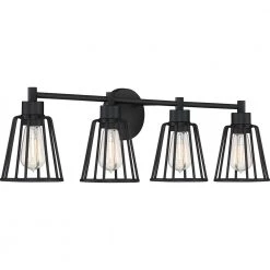Atticus 4-Light Earth Black Vanity Light by Quoizel 7 Atticus 4-Light Earth Black Vanity Light by Quoizel -Quoizel Sales earth black quoizel vanity lighting att8604ek c3 1000