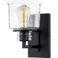 Holden 1-Light Earth Black Sconce by Quoizel 10 Holden 1-Light Earth Black Sconce by Quoizel -Quoizel Sales earth black quoizel vanity lighting hol8701ek 1f 1000