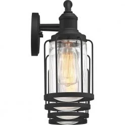 Ludlow 4-Light Earth Black Vanity Light by Quoizel -Quoizel Sales earth black quoizel vanity lighting lud8634ek 4f 1000