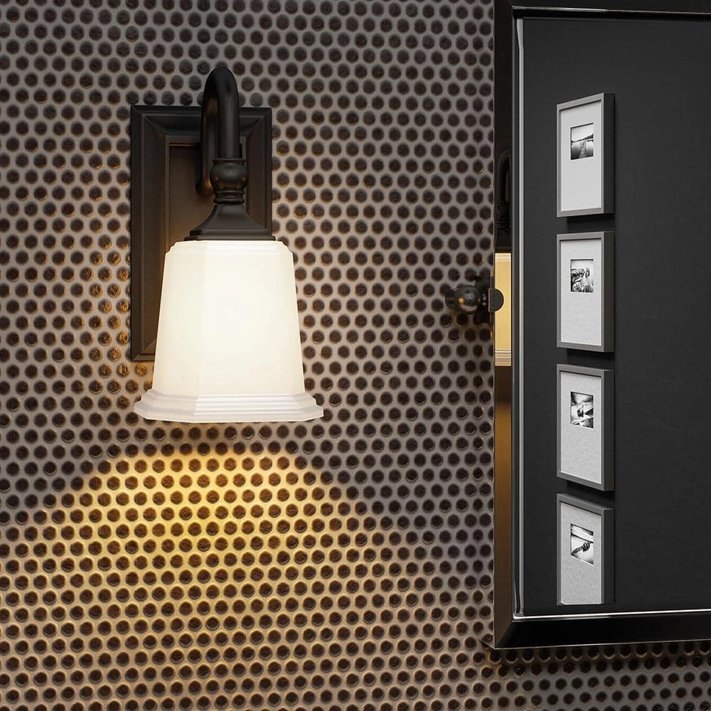Nicholas 1-Light Earth Black Wall Sconce by Quoizel 7 Nicholas 1-Light Earth Black Wall Sconce by Quoizel - Image 5