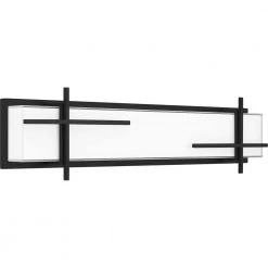 Wylie 29 in. Earth Black LED Vanity Light Bar with Fish Tank Glass by Quoizel 13 Wylie 29 in. Earth Black LED Vanity Light Bar with Fish Tank Glass by Quoizel -Quoizel Sales earth black quoizel vanity lighting pcwyl8629ek 4f 1000