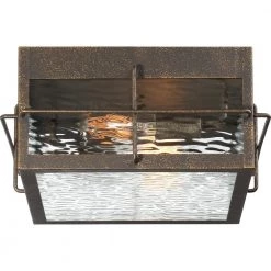 Ward 1-Light Gilded Bronze Outdoor Flush Mount by Quoizel 12 Ward 1-Light Gilded Bronze Outdoor Flush Mount by Quoizel -Quoizel Sales gilded bronze quoizel outdoor flush mount lights war1612gz 4f 1000