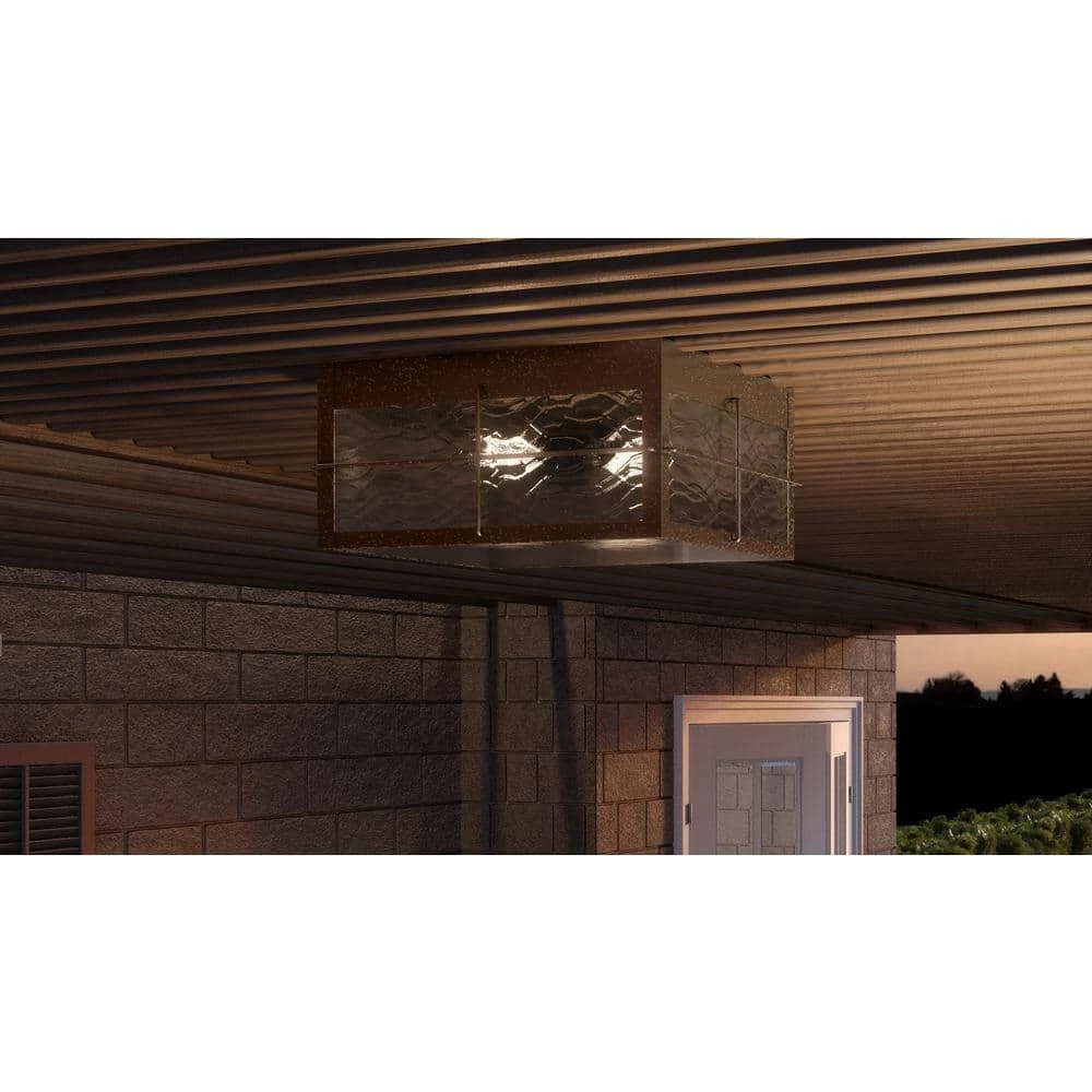 Ward 1-Light Gilded Bronze Outdoor Flush Mount by Quoizel 9 Ward 1-Light Gilded Bronze Outdoor Flush Mount by Quoizel - Image 7