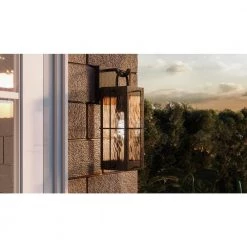 Ward 1-Light Gilded Bronze Outdoor Wall Lantern Sconce by Quoizel -Quoizel Sales gilded bronze quoizel outdoor sconces war8406gz fa 1000