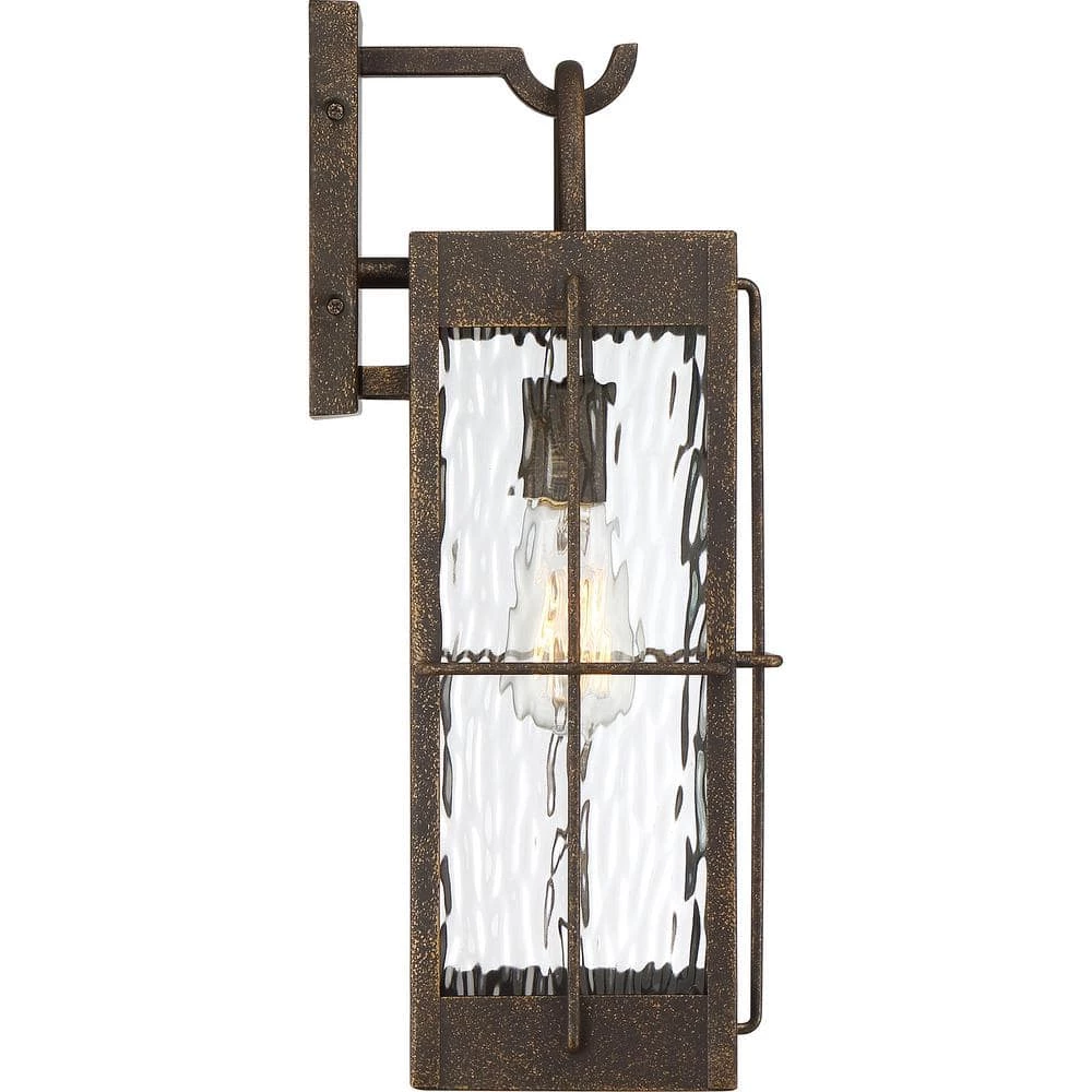 Ward 1-Light Gilded Bronze Outdoor Wall Lantern Sconce by Quoizel 8 Ward 1-Light Gilded Bronze Outdoor Wall Lantern Sconce by Quoizel - Image 6