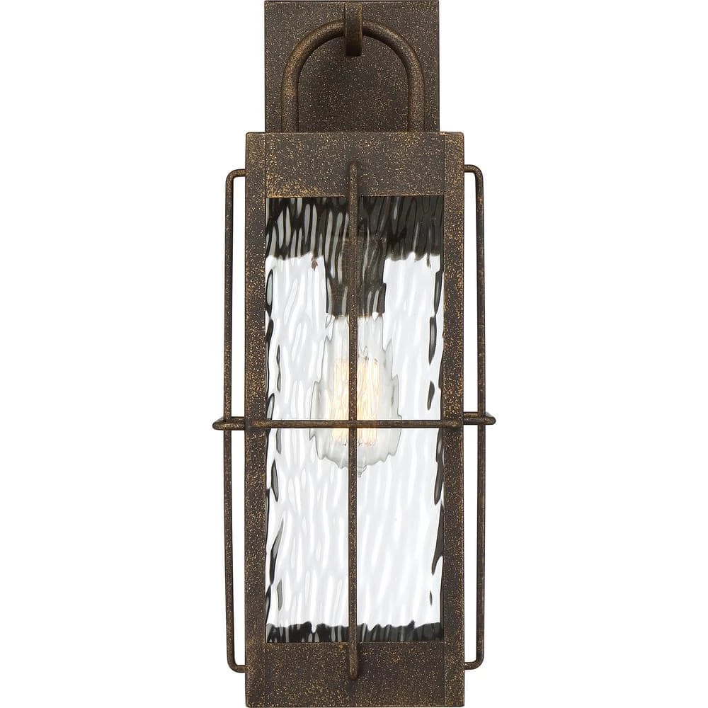 Ward 1-Light Gilded Bronze Outdoor Wall Lantern Sconce by Quoizel 7 Ward 1-Light Gilded Bronze Outdoor Wall Lantern Sconce by Quoizel - Image 5