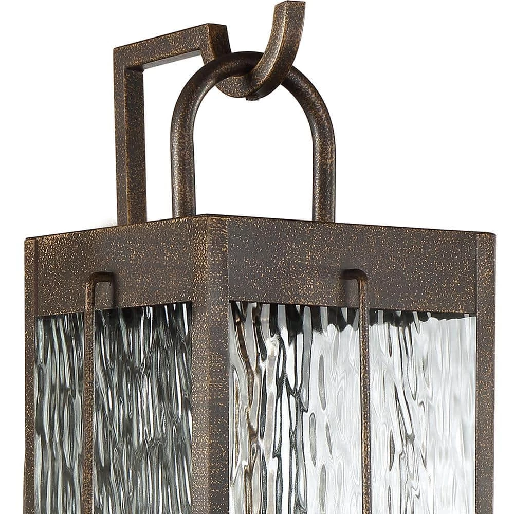 Ward 1-Light Gilded Bronze Outdoor Wall Lantern Sconce by Quoizel 4 Ward 1-Light Gilded Bronze Outdoor Wall Lantern Sconce by Quoizel - Image 3