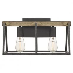 Brockton 2-Light Grey Ash Vanity Light by Quoizel -Quoizel Sales grey ash quoizel vanity lighting brt8602gk e1 1000